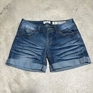 Indigo Rein Women's Denim Jean Shorts Size 5 Medium WashCuffed 29x4.5 / box 5-24
